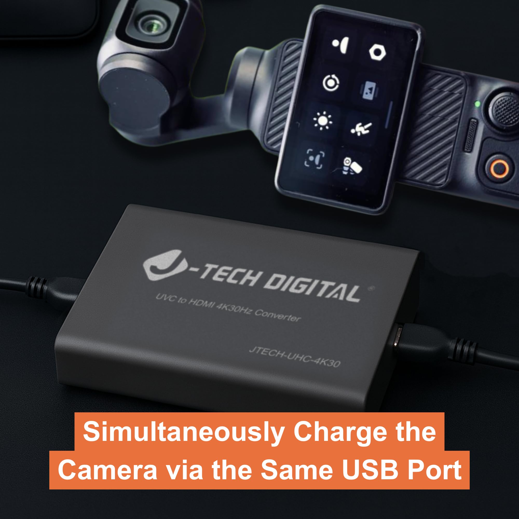 Amazon | J-Tech デジタルUVC→HDMI変換アダプター 4K 30Hz USBカメラ